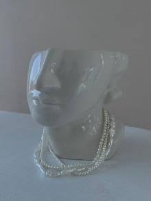 클래식 pearl necklace